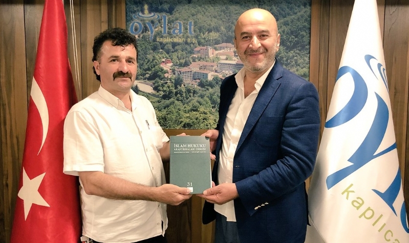 MÜT. HYT. BŞK´MIZDAN OYLAT ÇAĞLAYAN OTEL GENEL MÜDÜRÜ REMZİ ŞEN BEYE HEDİYE 