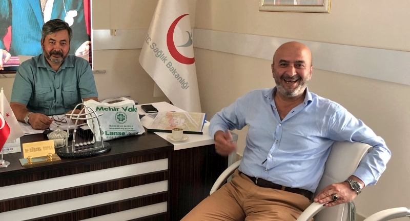 MÜT. HYT. BŞK.MIZDAN DR. GÜRSEL TOPAL BEY´E ZİYARET... 