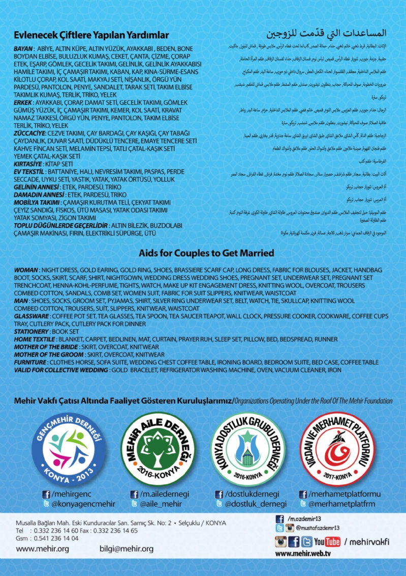 2018-2019 YILI BİREYSEL VE TOPLU DÜĞÜN KAMPANYA ÇALIŞMALARIMIZ DEVAM EDİYOR 