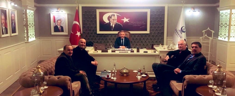 MÜT. HYT. BŞK.MIZDAN KAZAN BLD. BŞK. LOKMAN ERTÜRK BEY´E ZİYARET 