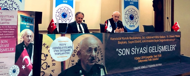 MÜT. HYT. BŞK.MIZ TGTV TARAFINDAN DÜZENLEN ÜYE İSTİŞARE TOPLANTISINA KATILD 