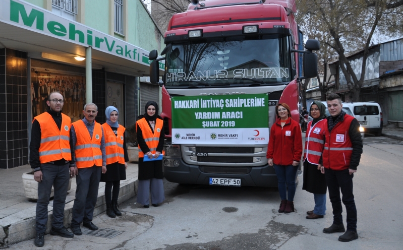 HAKKARİ AYNİ YARDIM ARACI UĞURLAMA PROGRAMI 