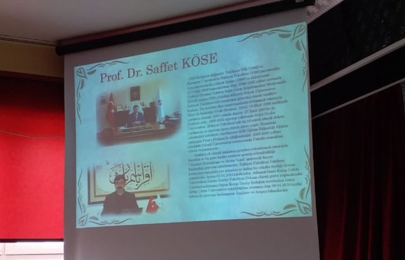 ´´NAMAZLA DİRİLİŞ´´ ADLI KONFERANSIMIZI GERÇEKLEŞTİRDİK... 
