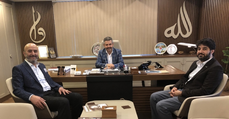 MÜT. HYT. BŞK.MIZ´DAN KAMBER ÇAL BEY´E HAYIRLI OLSUN ZİYARETİ.. 