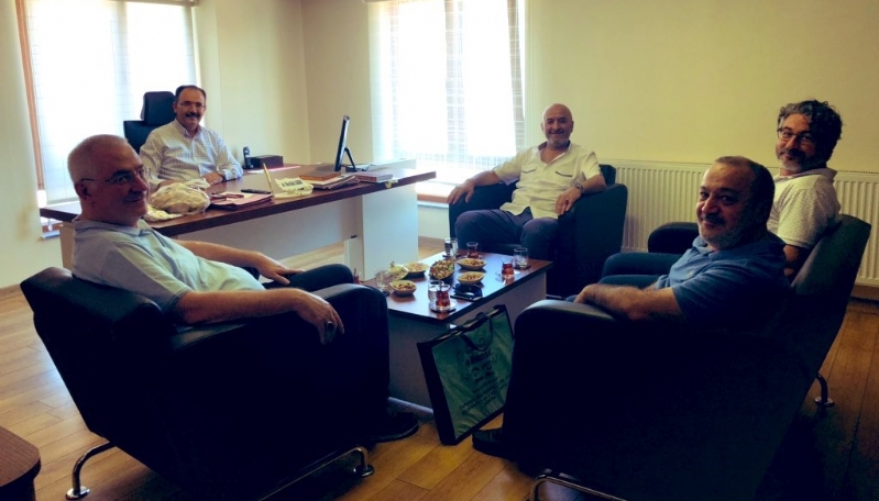 MÜT. HYT. BŞK.MIZ NURULLAH CAHAN BEY´İ MAKAMINDA ZİYARET ETTİ... 