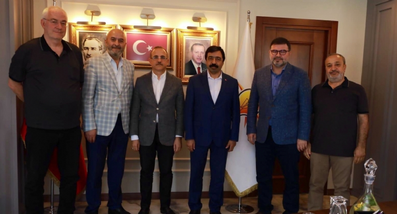 MÜT. HYT. BŞK.MIZ KEREM ALİ SÜREKLİ BEY´İ MAKAMINDA ZİYARET ETTİ... 