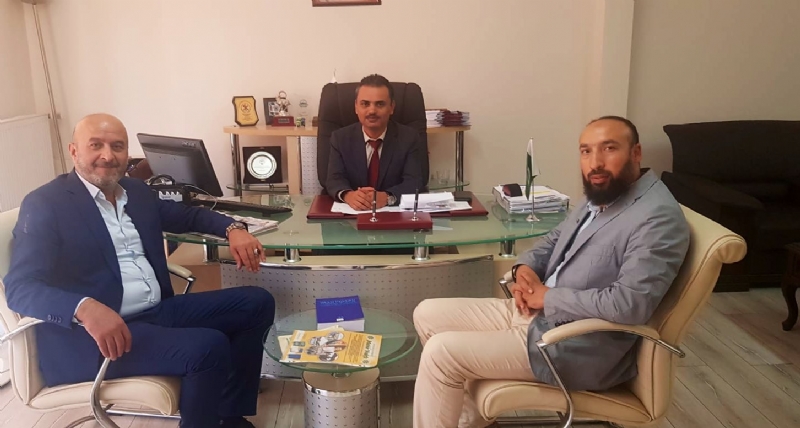MÜT. HYT. BŞK.MIZ M.SALEEM ULLAH KHAN BEY´İ MAKAMINDA ZİYARET ETTİ... 