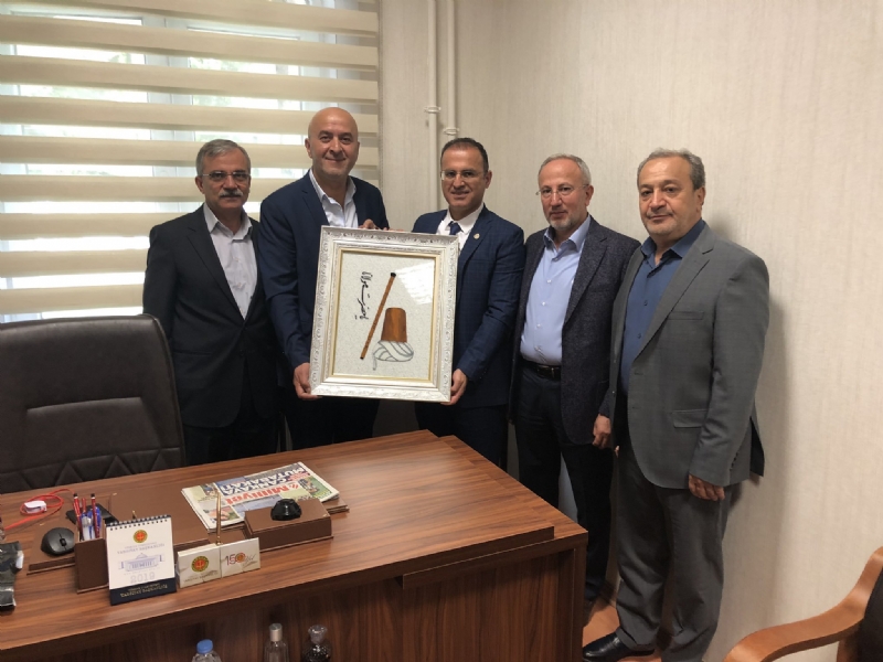 MÜT. HYT. BŞK.MIZ HAKİM EYÜP MERGEN BEY´İ MAKAMINDA ZİYARET ETTİ... 