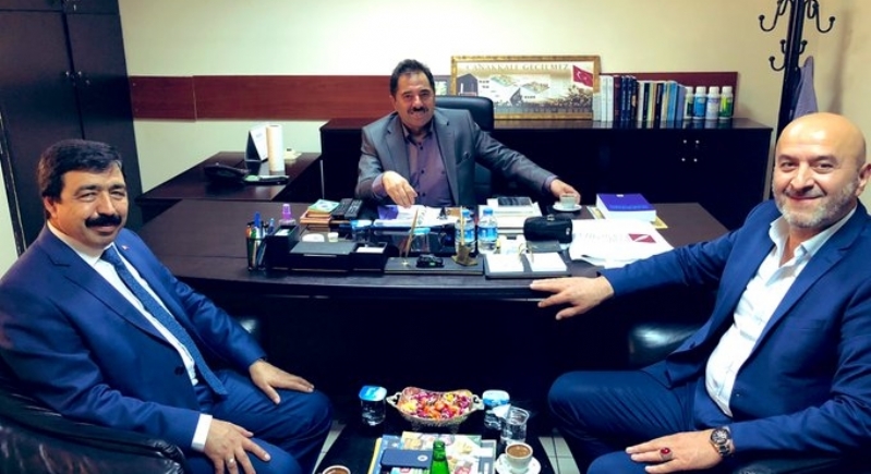 MÜT. HYT. BŞK.MIZ YÜCEL ÇİFTÇİ BEY´İ MAKAMINDA ZİYARET ETTİ... 