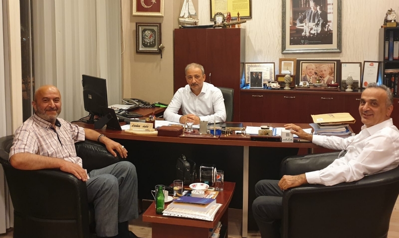MÜT. HYT. BŞK.MIZ KADEM METE BEY´İ MAKAMINDA ZİYARET ETTİ... 