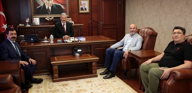 MÜT. HYT. BŞK.MIZ VALİ EROL AYYILDIZ BEY´İ MAKAMINDA ZİYARET ETTİ.. 