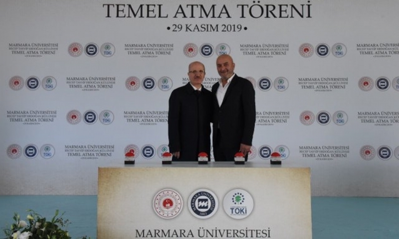 MÜT. HYT. BŞK.MIZ RECEP TAYYİP ERDOĞAN KÜLLİYESİ TEMEL ATMA TÖRENİNE KATILD 