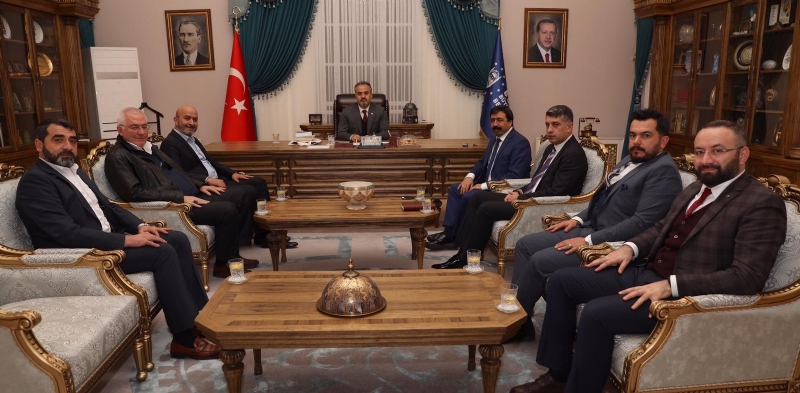 MÜT. HYT. BŞK.MIZ ALİNUR AKTAŞ BEY´İ MAKAMINDA ZİYARET ETTİ... 