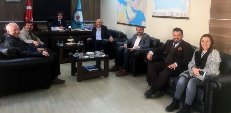 MÜT. HYT. BŞK.MIZ PROF. DR.  FEHMİ ALİ ILDIR BEY´İ ZİYARET ETTİ... 
