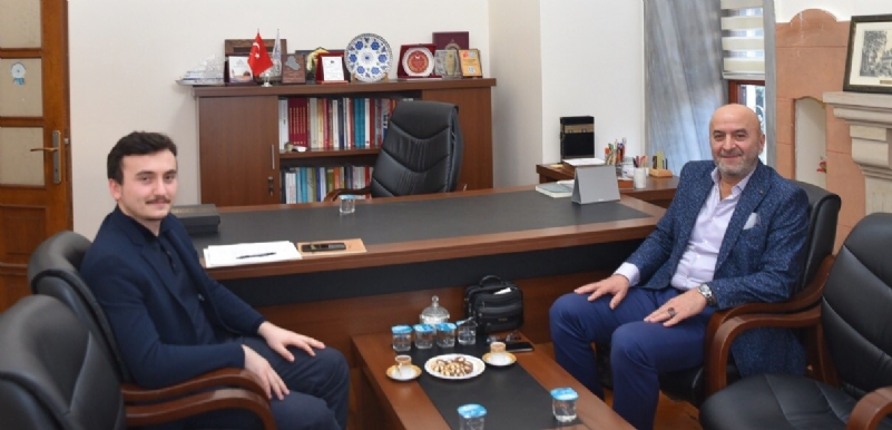 MÜT. HYT. BŞK.MIZ SERDAR BAYRAM BEY´İ MAKAMINDA ZİYARET ETTİ.. 