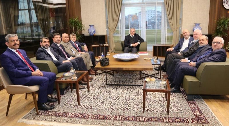 MÜT. HYT. BŞK.MIZ ÖMER TOROMAN BEY´İ MAKAMINDA ZİYARET ETTİ.. 