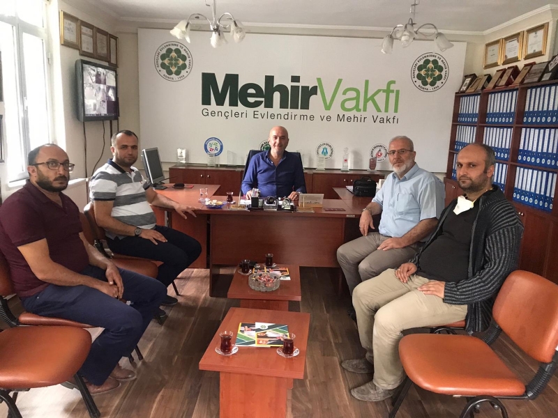 MÜTEVELLİ HEYET BAŞKANIMIZA MAKAMINDA ZİYARET..! 