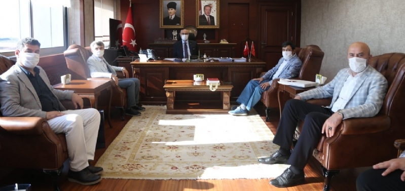 MÜT. HYT. BŞK.MIZ YAVUZ SELİM KÖŞGER BEY´İ MAKAMINDA ZİYARET ETTİ... 