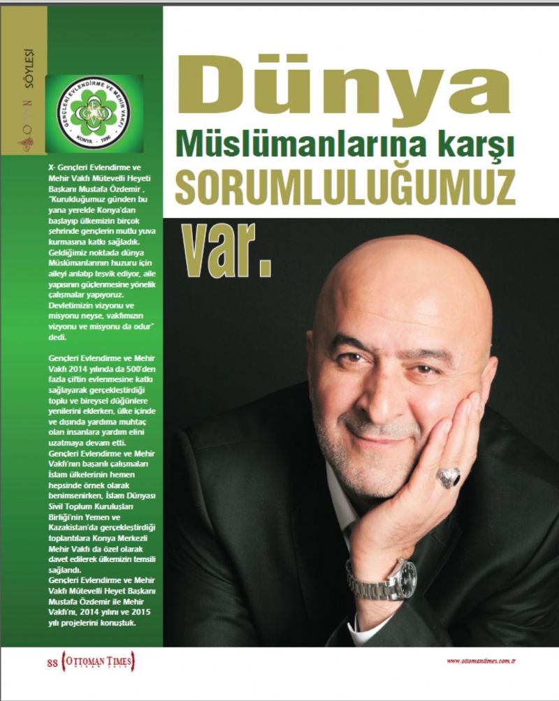 Ottaman Times Dergisini Verdiğimiz Röportaj 