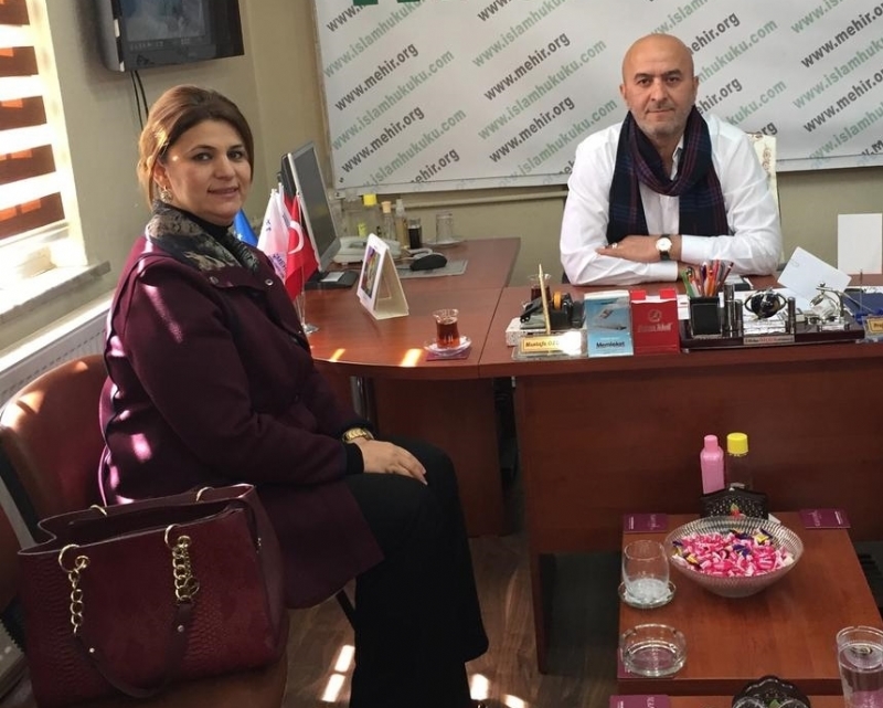 Ziraat Yüksek Mühendisi Pembe Pervin AKIN´nın Vakfımıza Ziyareti 