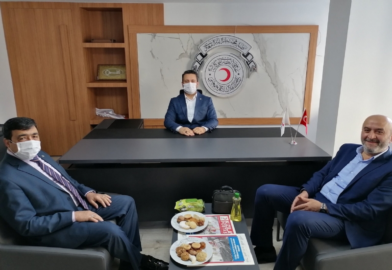 MÜT. HYT. BŞK.MIZ TALHA TEKİN BEY´İ MAKAMINDA ZİYARET ETTİ... 