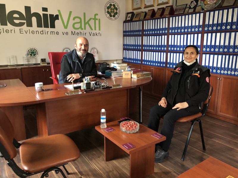 MÜTEVELLİ HEYET BAŞKANIMIZA MAKAMINDA ZİYARET..! 