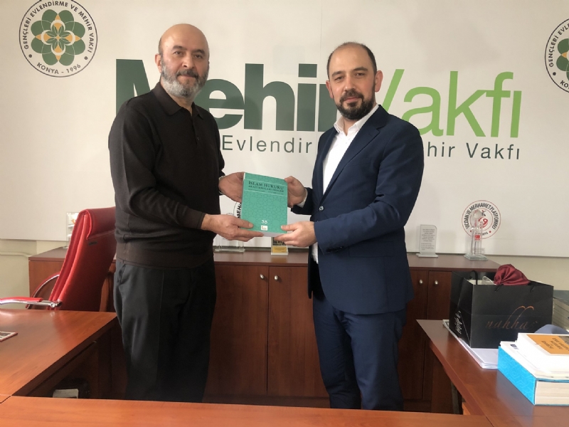 MÜTEVELLİ HEYET BAŞKANIMIZA MAKAMINDA ZİYARET..! 