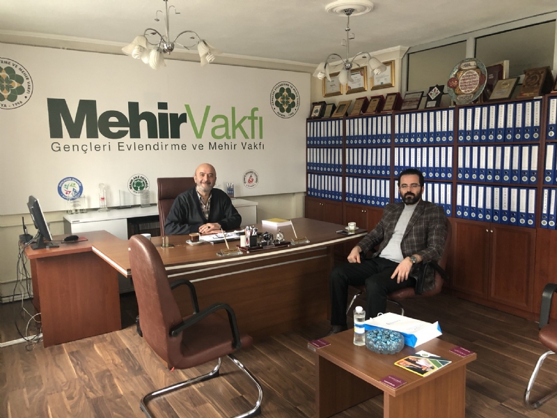 MÜTEVELLİ HEYET BAŞKANIMIZA MAKAMINDA ZİYARET..! 