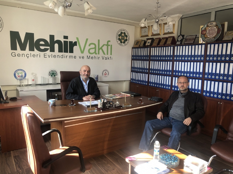 MÜTEVELLİ HEYET BAŞKANIMIZA MAKAMINDA ZİYARET..! 
