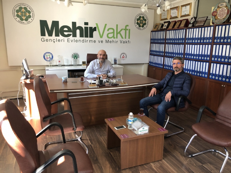 MÜTEVELLİ HEYET BAŞKANIMIZA MAKAMINDA ZİYARET..! 