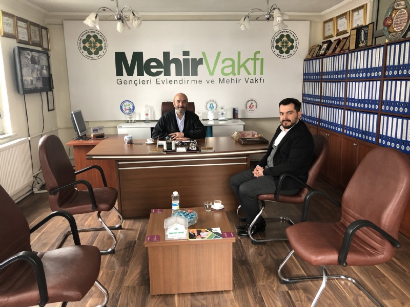 MÜTEVELLİ HEYET BAŞKANIMIZA MAKAMINDA ZİYARET..! 