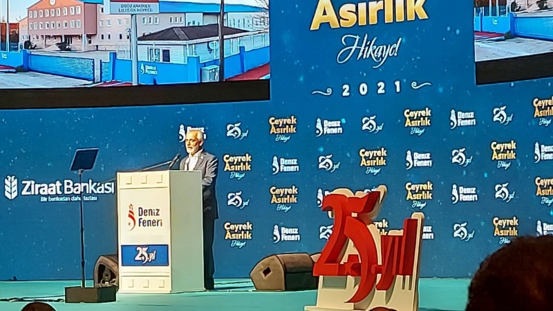 DENİZ FENERİ PROGRAMINA AHMET BUGA BEY KATILMIŞTIR.. 