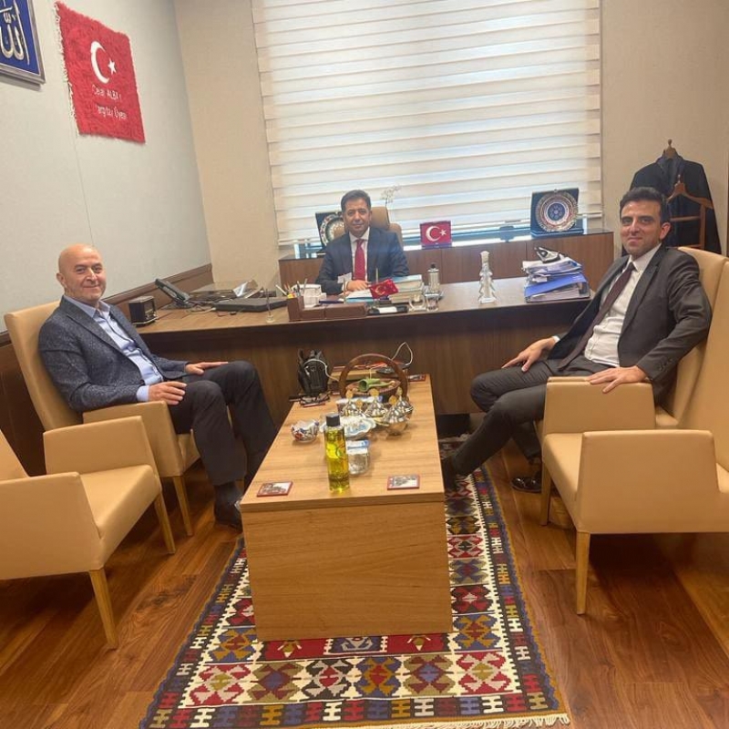 MÜTEVELLİ HEYET BAŞKANIMIZDAN  CELAL ALBAY BEYE ZİYARET.. 