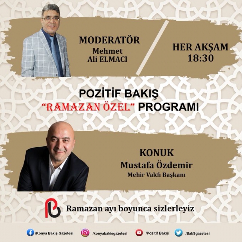 MÜTEVELLİ HEYET BAŞKANIMIZ MEHMET ALİ ELMACI BEYİN SUNDUĞU PROĞRAMA KATILDI 