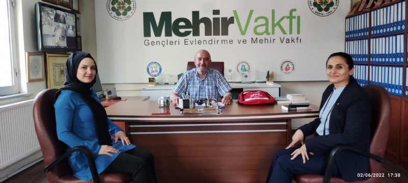 MÜTEVELLİ HEYET BAŞKANIMIZA MAKAMINDA ZİYARET..! 