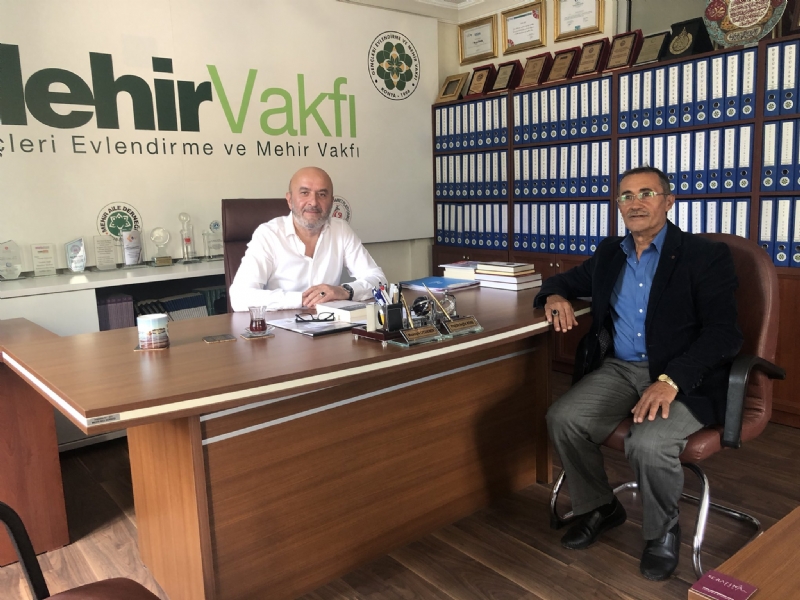 MÜTEVELLİ HEYET BAŞKANIMIZA MAKAMINDA ZİYARET..! 