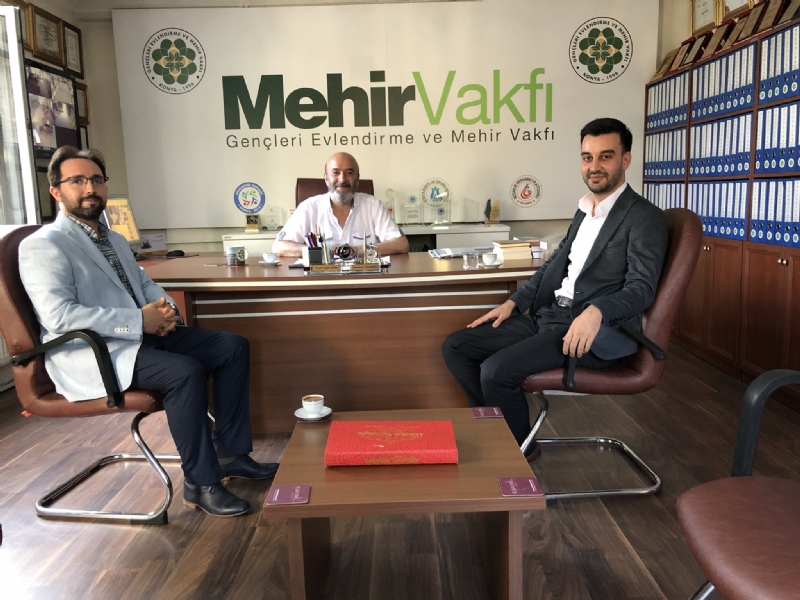 MÜTEVELLİ HEYET BAŞKANIMIZA MAKAMINDA ZİYARET..! 