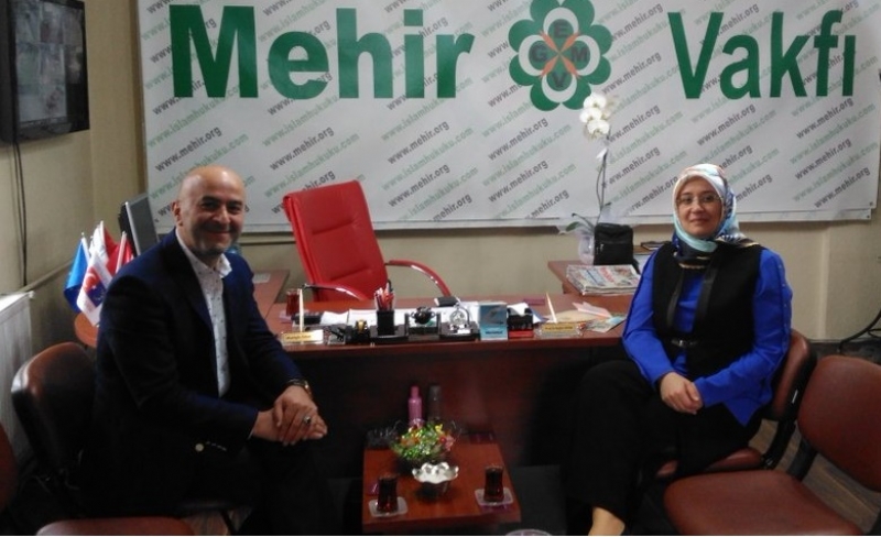 CUMHURBAŞKANI BAŞDANIŞMANI AV.GÜLAY SAMANCI´NIN VAKFIMIZA ZİYARETİ 