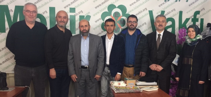 FİLİSTİN ALİMLER BİRLİĞİ G.SEKRETERİ DR.NAWAF TEKRURİ´DEN VAKFIMIZA ZİYARET 