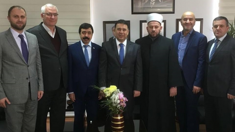 KKTC ÇALIŞMA VE SOSYAL GÜVENLİK BAKANI SYN. HAMZA ERSAN SANER BEY´E ZİYARET 