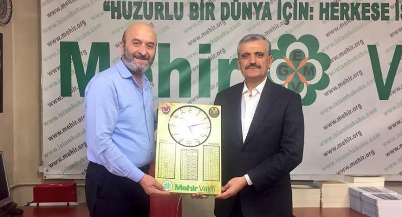 ARDAHAN ESKİ VALİSİ İBRAHİM ÖZEFE BEY´DEN VAKFIMIZA ZİYARET 