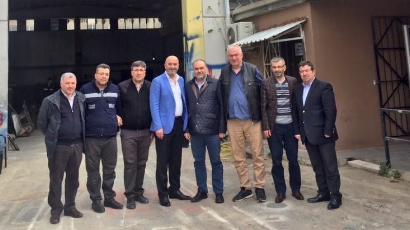 MÜT. HYT. BŞK´MIZ İZMİR GÖNÜLLÜMÜZ HEL-AN MAKİNAYA ZİYARET ETTİ.. 