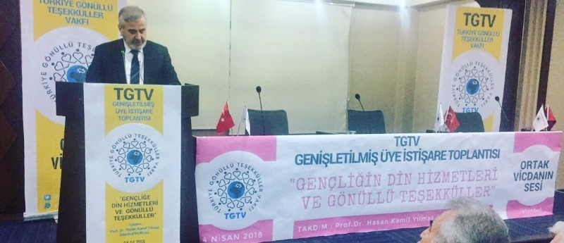 MÜT. HYT. BŞK´MIZ TGTV TARAFINDAN DÜZENLENEN TOPLANTIYA KATILDI 