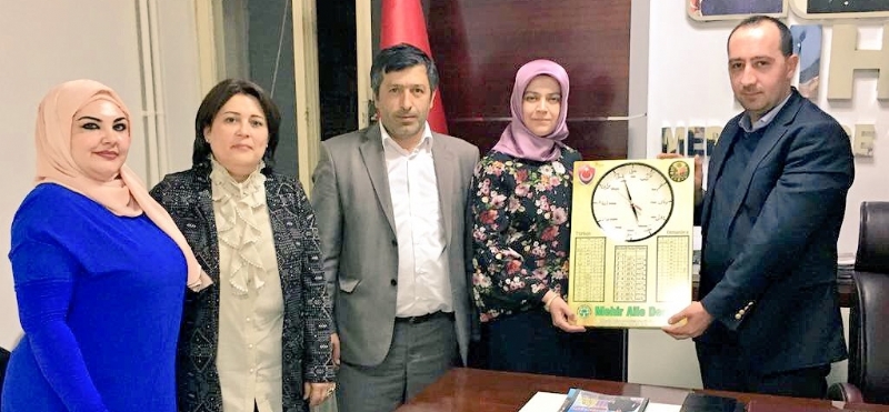 VAKIF GNL. MDR´MÜZ VE YARDIMCILARINDAN MHP MERAM İLÇE BŞK. ZİYARET 