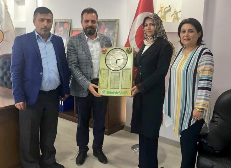 VAKIF GENEL MÜDÜRÜMÜZ VE YARDIMCILARINDAN AKPARTİ MERAM İLÇE BŞK. ZİYARET 