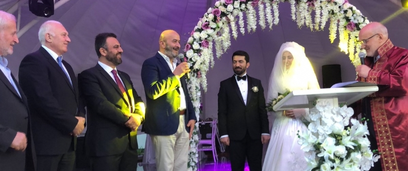 MÜT. HYT. BŞK´MIZ MİNE GÜL HANIMEFENDİNİN NİKAH ŞAHİDİ OLDU 