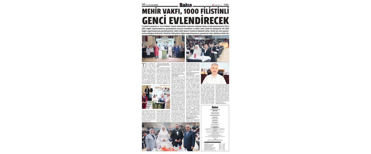 KONYA İL TEMSİLCİMİZDEN RÖPORTAJ