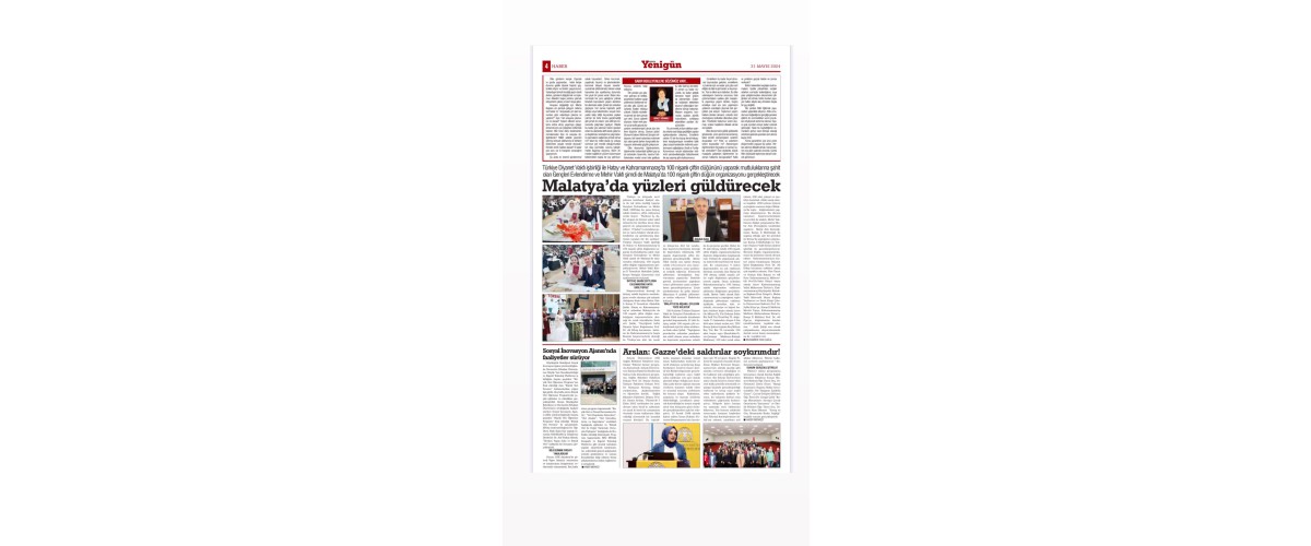 KONYA İL TEMSİLCİMİZDEN RÖPORTAJ