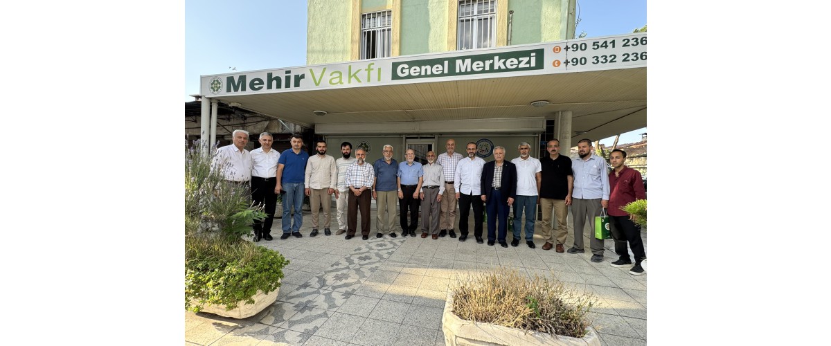 MÜTEVELLİ HEYET BAŞKANIMIZA MAKAMINDA ZİYARET...