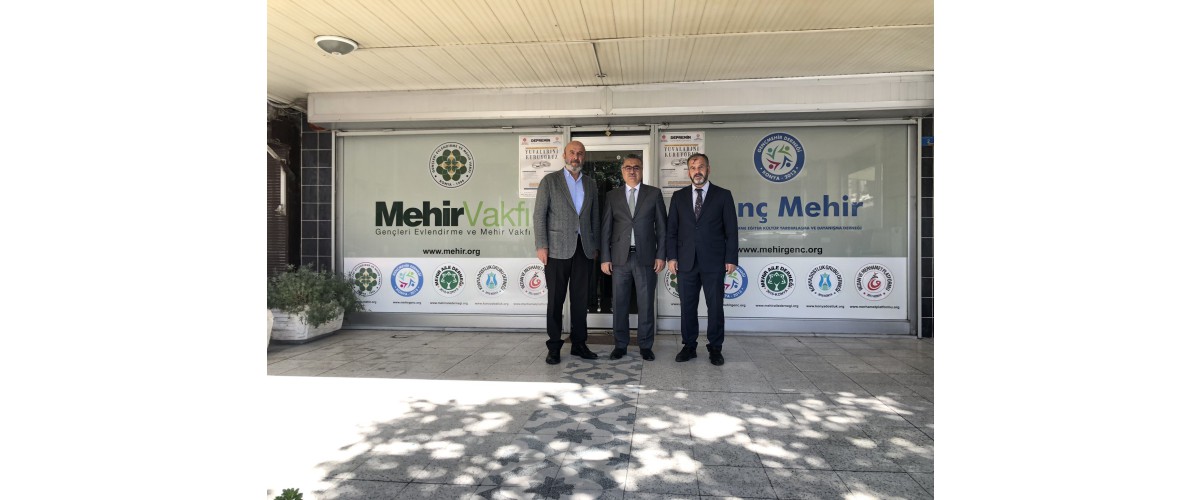 MÜTEVELLİ HEYET BAŞKANIMIZA MAKAMINDA ZİYARET...